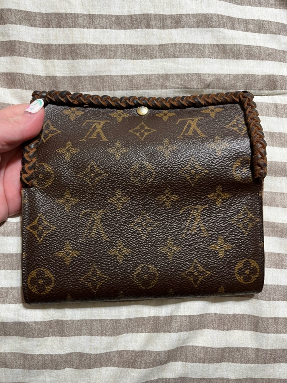Louis Vuitton Monogram Braided Edge Wallet - 💯 guaranteed authentic! - Picture 10 of 13